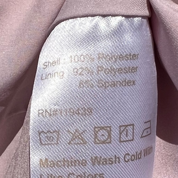 🌻Flora Bea NYC Pink Bonita Floral Rosette Jacket Coat with Belt Women's Size S - Picture 12 of 12